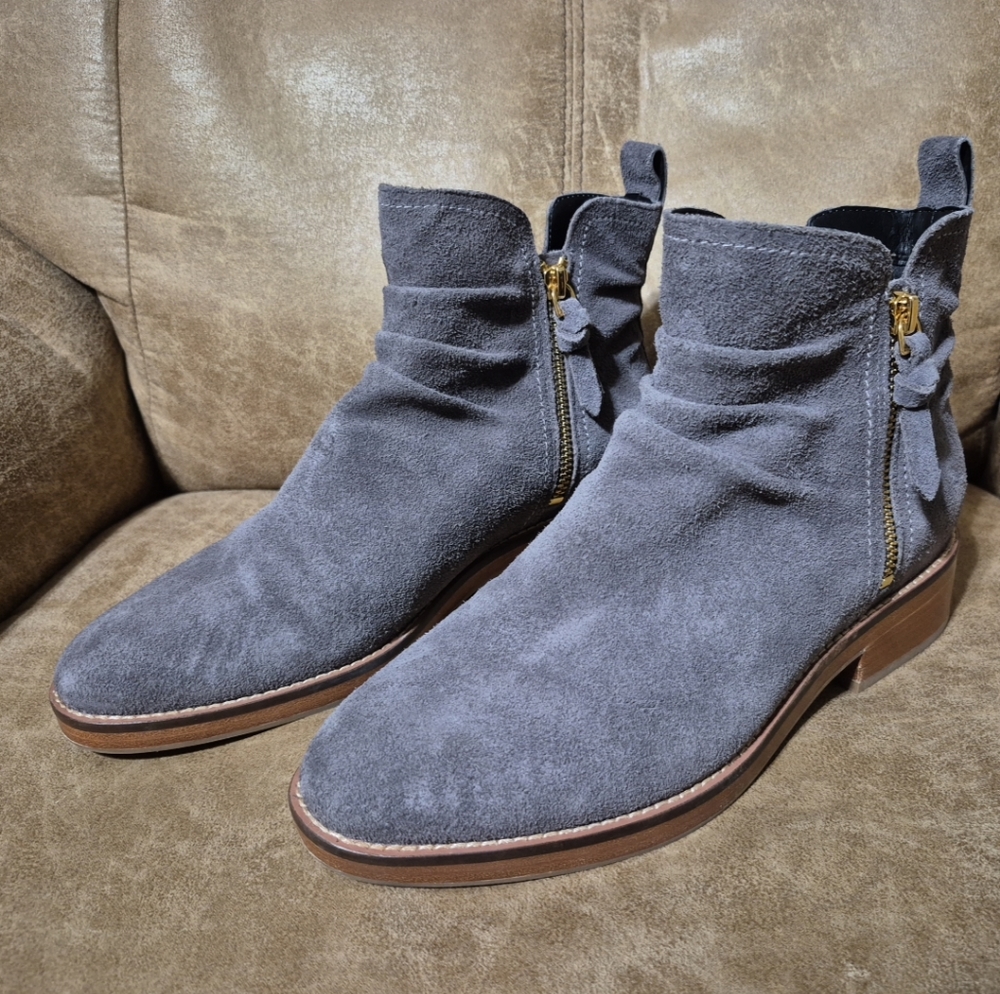 Cole Haan Suede Booties Women's SZ 8